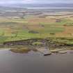 Aerial view of Balintore, Tarbat Ness, Easter Ross, looking NW.