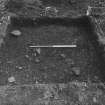 Excavation photograph : Trench C 128 870 after removal of ploughsoil 11, 12, 15; from west.