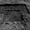 Excavation photograph : Trench D, 8 - initial extent of trench after ploughsoil removed; from north.