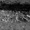 Excavation photograph : Trench C, exposed pebble layer.