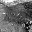 Excavation photograph : NW. overhead. 0095/0091 (stones in situ)