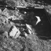 excavation photograph - square 9 at six inches below turf - taken from the N