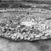 Excavation photograph : central cairn isolated, from south-east.