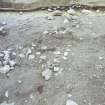 Excavation photograph : area 4 - view of east facing section of trial trench through Hut K.