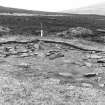 Excavation photograph : area 1 - f4001, Hut J (inaccurate description in photographic register)