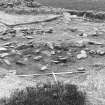 Excavation photograph : area 1 - f4001, Hut K. (inaccurate description in photographic register)