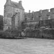 Falkland Palace Excavations
Frame 3 - East wall of the east range - from north-east
