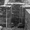 Falkland Palace Excavations
Frame 2 - Trench 5b, partially excavated, with latrine recess behind - from west
