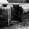 Falkland Palace Excavations
Frame 6 - Trench 4, showing latrine outlet - from east
