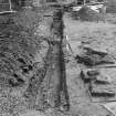 Falkland Palace Excavations
Frame 3 - Drain F410 fully excavated - from north
