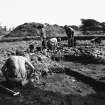 Excavation photograph : general view of work in progress.