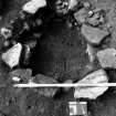 Excavation photograph : F8050 - cist immediately after slab removed.