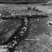 Excavation photograph : F1038 - ditch after removal of first spit, NE quad.