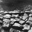 Excavation photograph : area 3 - context 3065 - pre ex from south, close up.