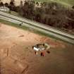 Excavation photograph : aerial view of site.