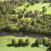 Aerial view of Beaufort Castle Beauly, looking S.