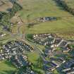 Aerial view of Wade's Roundabout and Castle Heather, Inverness, looking SE.