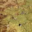 Aerial view of Dalnamain, Strath Carnaig, Sutherland, looking ENE.