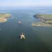 Aerial view of Cromarty Firth entrance, looking E.