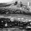 Excavation photograph : section - south face of south baulk.