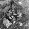 Excavation photograph : east end of trench - rampart/revetment.