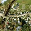 Aerial view of Carrbridge, Inverness-shire, looking E.