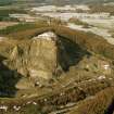 Aerial view of Daviot quarry, Inverness-shire, looking NE.