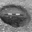 Excavation photograph : trench II - f510, half section, from lower angle.