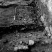 Excavation photograph : trench 2 - clay/rubble mix f138, from W.