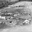 Excavation photograph : trench 2 after removal of f158, from E.