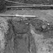 Excavation photograph : N end of channel f222 and northward extensions of trench 2.