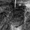 Excavation photograph : pit f165, fully excavated, from S.