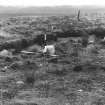 Excavation photograph. Stones 3 & 4 (3 with poles)