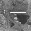 Excavation photograph.  F653 and 654, from north.