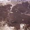 Close up aerial view of hut circles south of Savil, Lairg, Sutherland, looking SE.