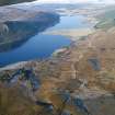 Aerial view of Loch Brora, East Sutherland, looking N.