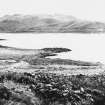 Excavation photograph : view of crannog from north before excavation.

(large mounted copy print stored with MS/456)