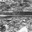 Excavation photograph : wooden oar.