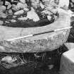 Excavation photograph : part of stone arch.