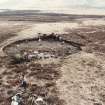 Excavation photograph. Clearing off site XI and extending corners.