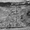 Excavation photograph : possible robber trench F105 unexcavated.