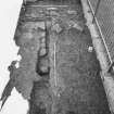 Excavation photograph : east end of trench 3 after removal of backfill from 1968 excavation, from south.