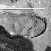 Excavation photograph : west end of trench 3 showing f18 and f23.