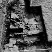 Newark Castle
Frame 14 - Trench C: wall F29 (barmkin wall)/wall F57 cut by F30/31/32 - from north