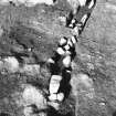 Excavation photograph : area A/C - f005, wall trench segments.