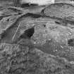 Roberton, motte: excavation photograph of SE sector during excavation
C Tabraham, 1979