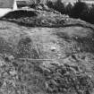 Roberton, motte: photograph in early stage of excavation
C Tabraham, 1979