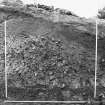 Excavation photograph - east section, south segment.