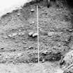 Excavation photograph - east section
