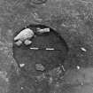 Excavation photograph : area 3 - f3021, pre ex detail after 5cm spit, from N.
